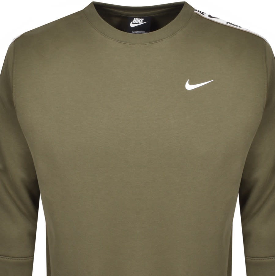 Alternative Image for ProductNike Repeat Fleece Sweatshirt Green2